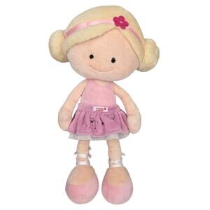 NICI BALLERINA PLUSH DOLL – 12" – PINK & PURPLE TUTU – SOFT TOY